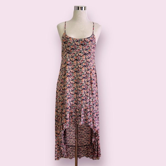 Lucca Couture Hi-Lo Floral Ruffle Dress Size S - Picture 1 of 4
